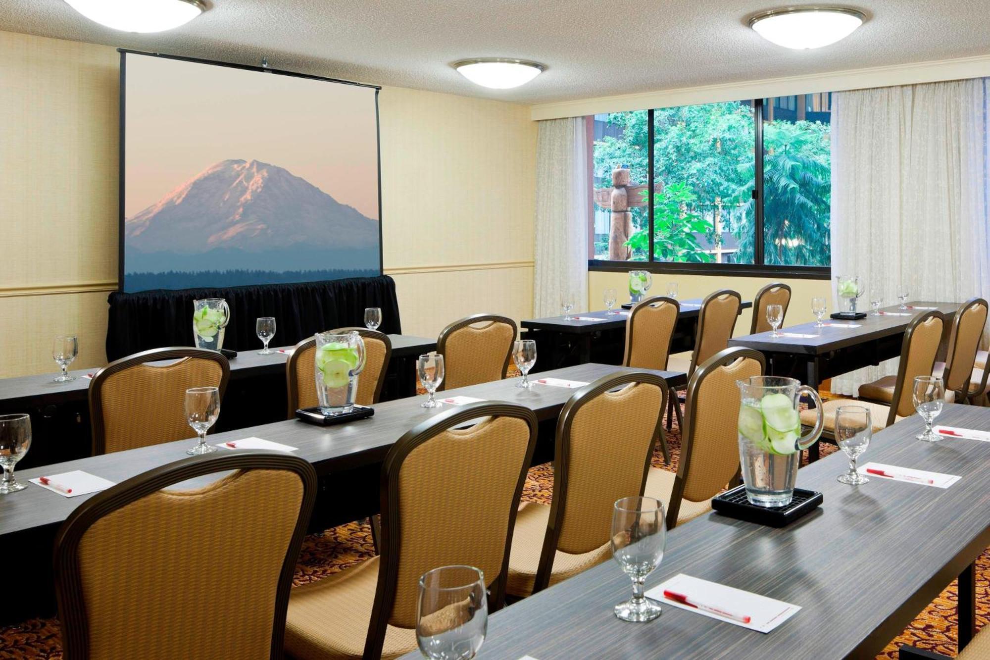 Seattle Airport Marriott Otel SeaTac Dış mekan fotoğraf