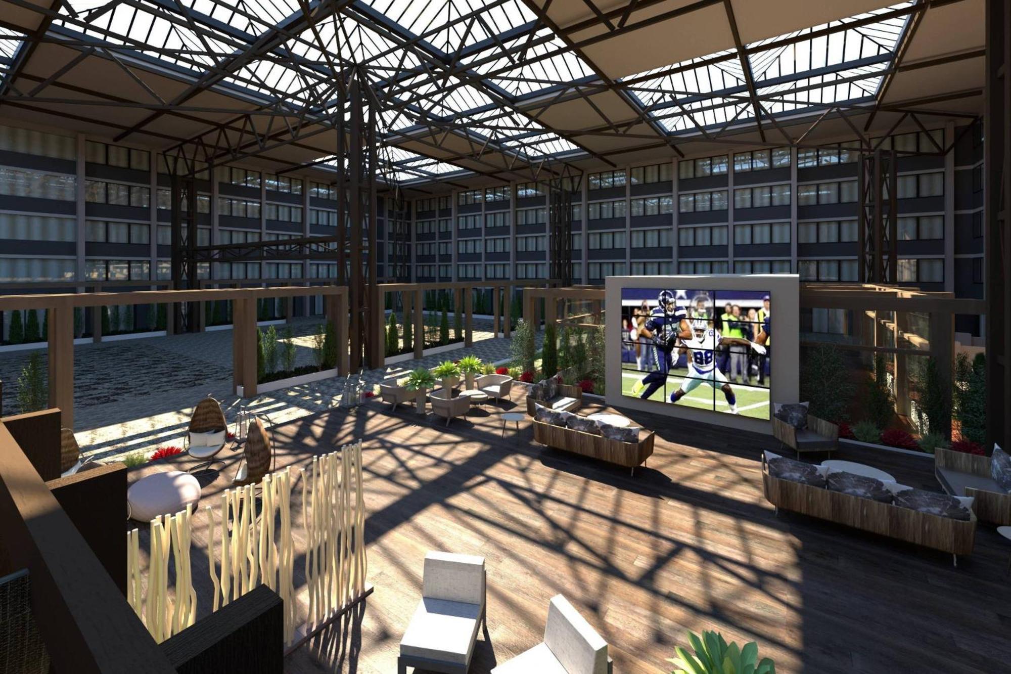 Seattle Airport Marriott Otel SeaTac Dış mekan fotoğraf