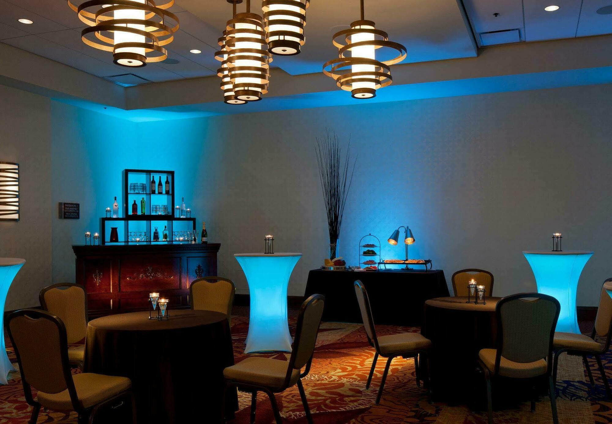 Seattle Airport Marriott Otel SeaTac Restoran fotoğraf